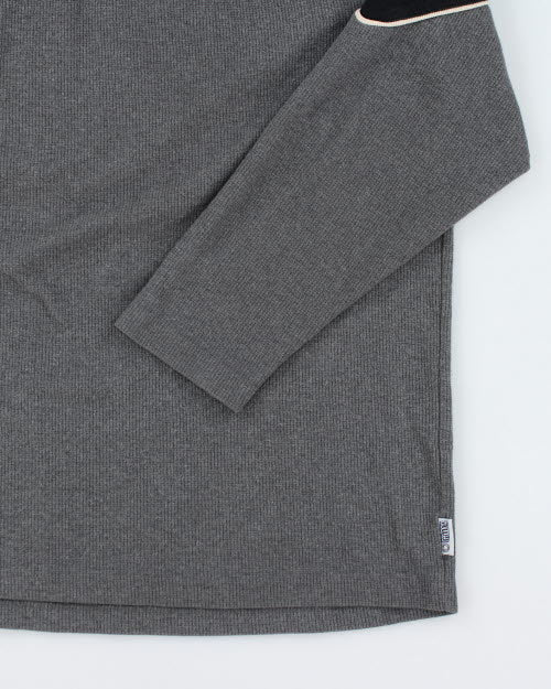 Vintage 90's River Washed Heavyweight Waffle Sweatshirt - XL