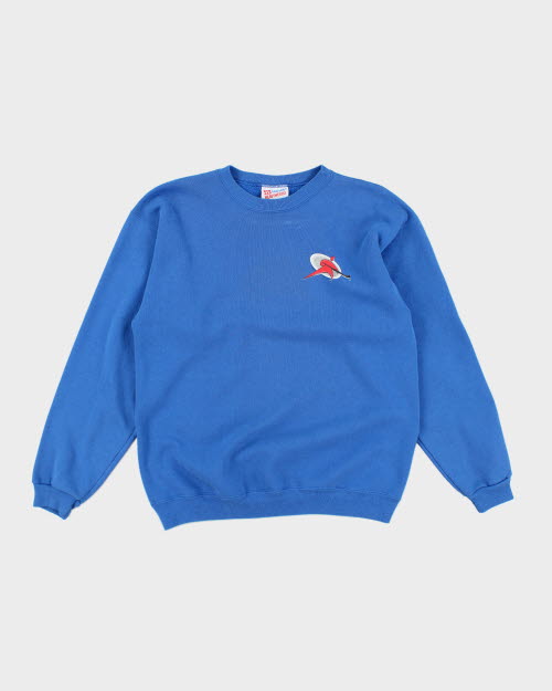 Vintage 90's Hockey Hanes Heavyweight Sweatshirt - M