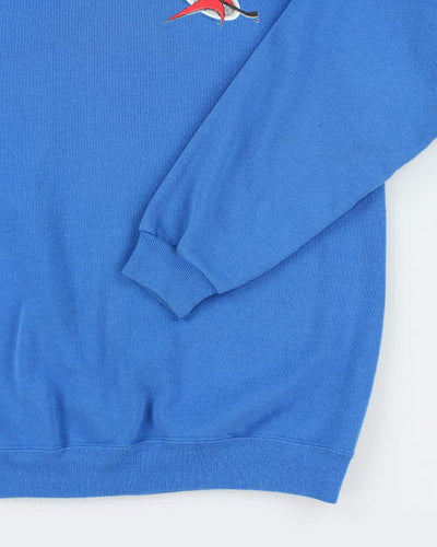 Vintage 90's Hockey Hanes Heavyweight Sweatshirt - M
