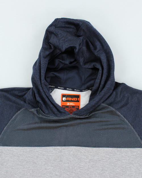 Vintage Y2K AND1 Short Sleeve Hoodie - XXL