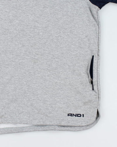 Vintage Y2K AND1 Short Sleeve Hoodie - XXL
