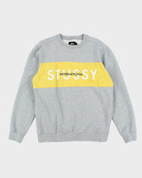 Vintage Stussy International Chest Stripe Sweatshirt - L