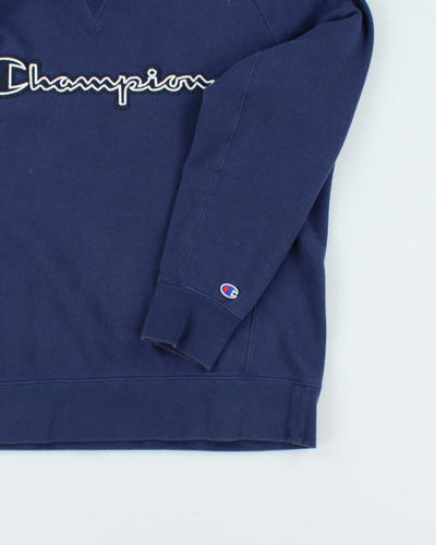 Vintage 2000's Champion Patch Logo Sweatshirt - XL