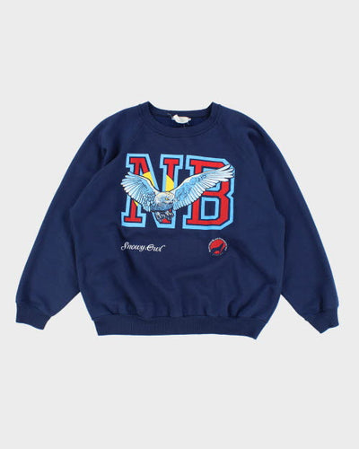 Vintage 1990's Northern Blues Snowy Owl Sweatshirt - M