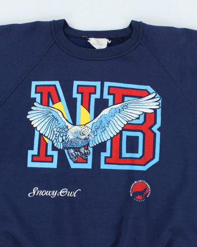Vintage 1990's Northern Blues Snowy Owl Sweatshirt - M