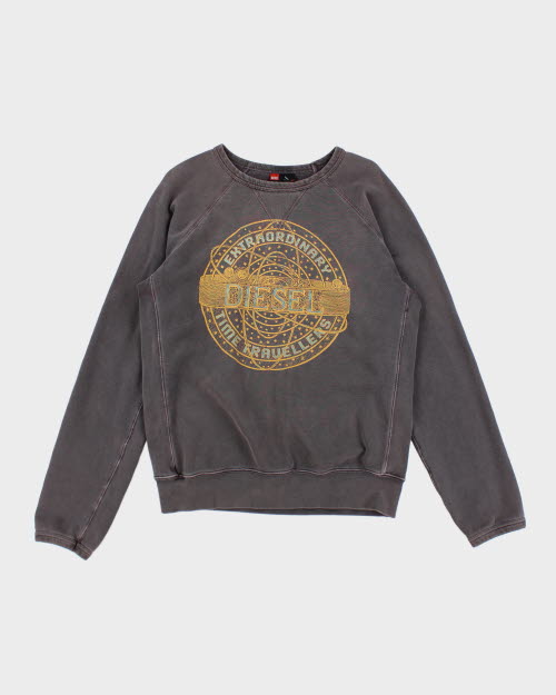 Vintage Y2K Diesel Over-dyed Sweatshirt - XL