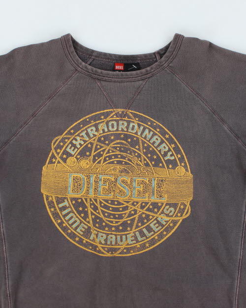Vintage Y2K Diesel Over-dyed Sweatshirt - XL