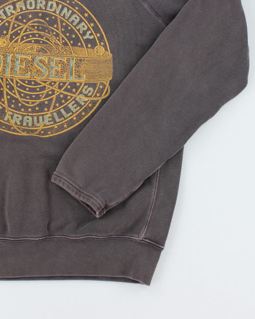 Vintage Y2K Diesel Over-dyed Sweatshirt - XL