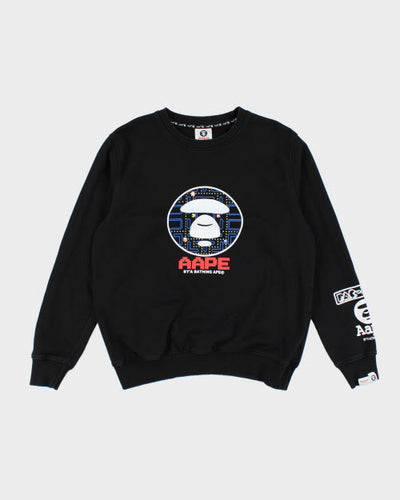 Vintage AAPE x Pacman Centre Print Sweatshirt - XL
