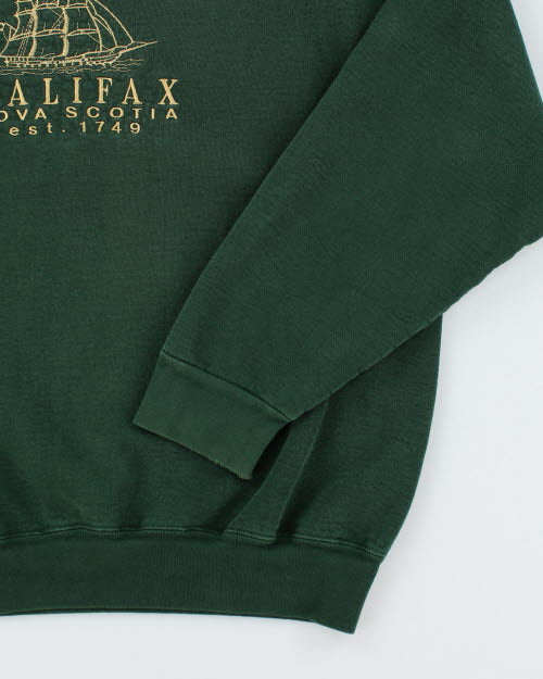 Vintage 90's Embroidered Nova Scotia Sweatshirt - XL