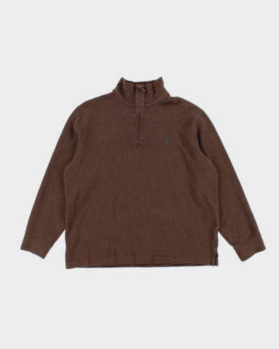 Vintage Ralph Lauren Quarter Zip Sweatshirt - XL