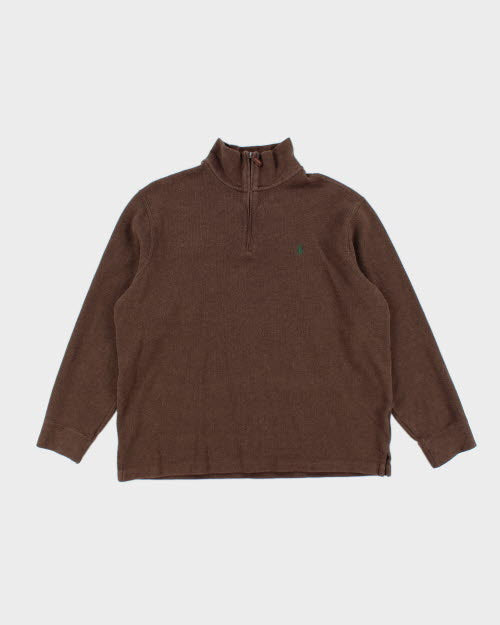 Vintage Ralph Lauren Quarter Zip Sweatshirt - XL
