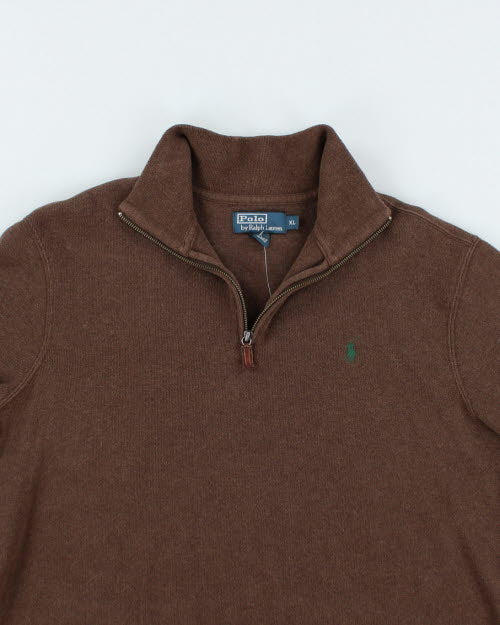 Vintage Ralph Lauren Quarter Zip Sweatshirt - XL