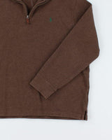 Vintage Ralph Lauren Quarter Zip Sweatshirt - XL