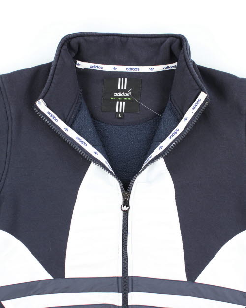 Vintage 2000's Adidas Full Zip Sweatshirt - L