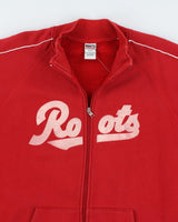Vintage ROOTS Centre Logo Full Zip Sweatshirt - XL