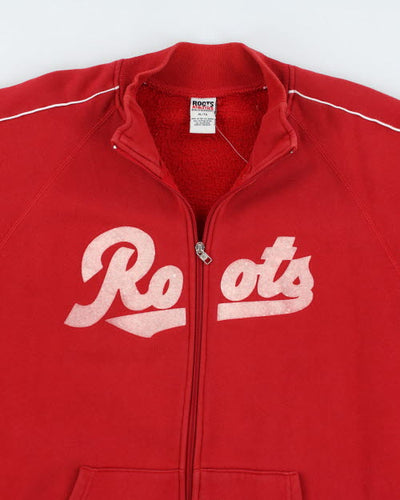Vintage ROOTS Centre Logo Full Zip Sweatshirt - XL