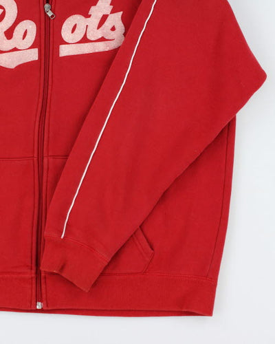 Vintage ROOTS Centre Logo Full Zip Sweatshirt - XL