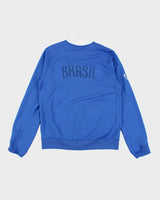 Vintage 2000's Nike Brazil Foot Zip Up Sweatshirt - M