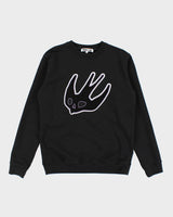 Vintage Alexander McQueen Skull Bird Patched Sweatshirt - L