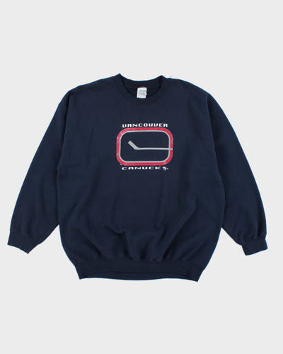 Vintage 90's Vancouver Canucks Sports Sweatshirt - XL