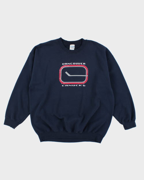 Vintage 90's Vancouver Canucks Sports Sweatshirt - XL