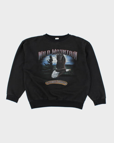 Vintage Wild Mountain Eagle Sweatshirt - L