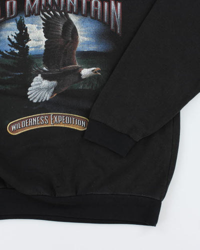 Vintage Wild Mountain Eagle Sweatshirt - L