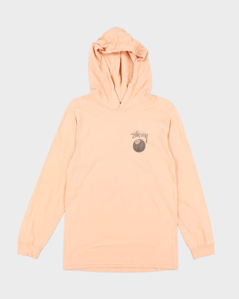 Stussy 8 Ball Lightweight Faded Hoodie - S