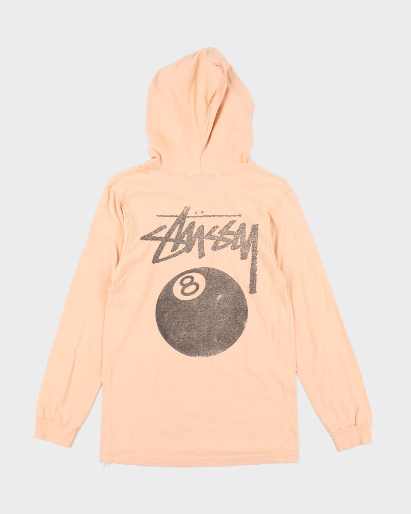 Stussy 8 Ball Lightweight Faded Hoodie - S