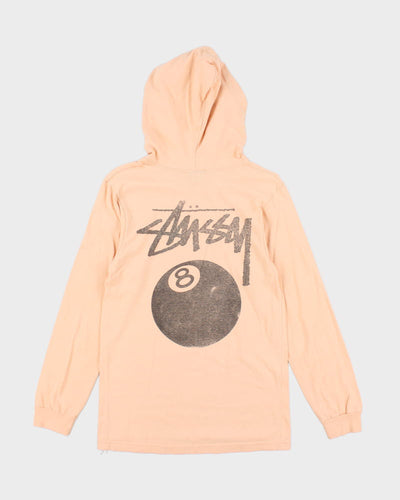 Stussy 8 Ball Lightweight Faded Hoodie - S