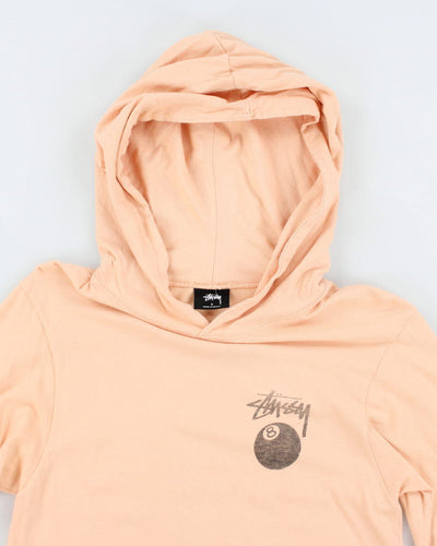 Stussy 8 Ball Lightweight Faded Hoodie - S
