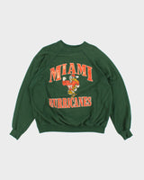Vintage 90's Miami Hurricanes Faded Sweatshirt - L