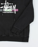 Vintage 2000's Stussy International Logo Hoodie - S