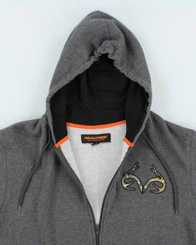 Vintage 2000's Real Tree Zip Up Oversized Hoodie - XL