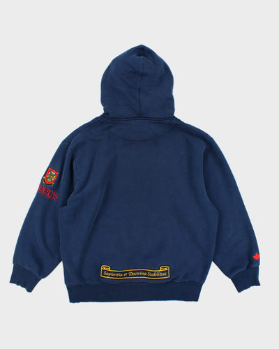 Vintage 90's Queen University Heavyweight Hoodie - L
