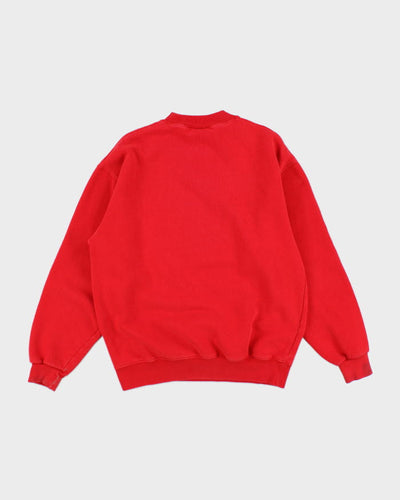 Vintage 90's Disney World Mickey Mouse Embossed Sweatshirt - M