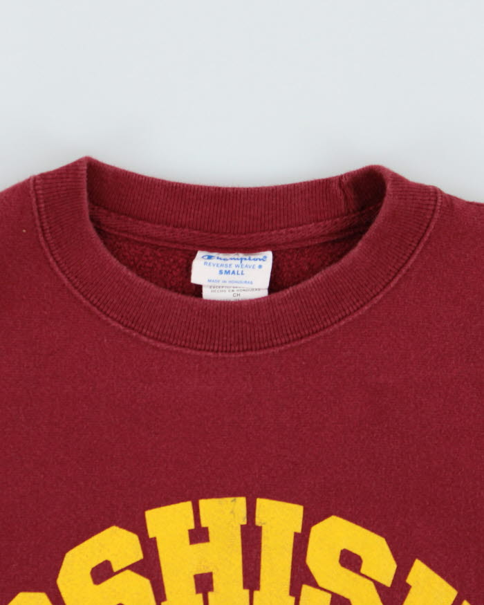 Vintage 90's Champion Reverse Weave Rugby Sweatshirt - S