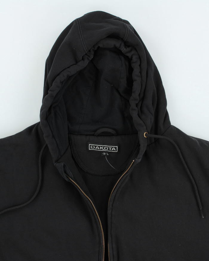 Vintage Dakota Heavyweight Line Zip Up Hoodie - L