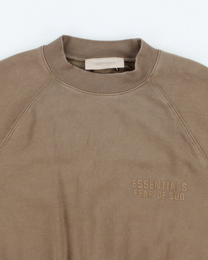 Essentials Fear Of God Brown Sweatshirt - XS