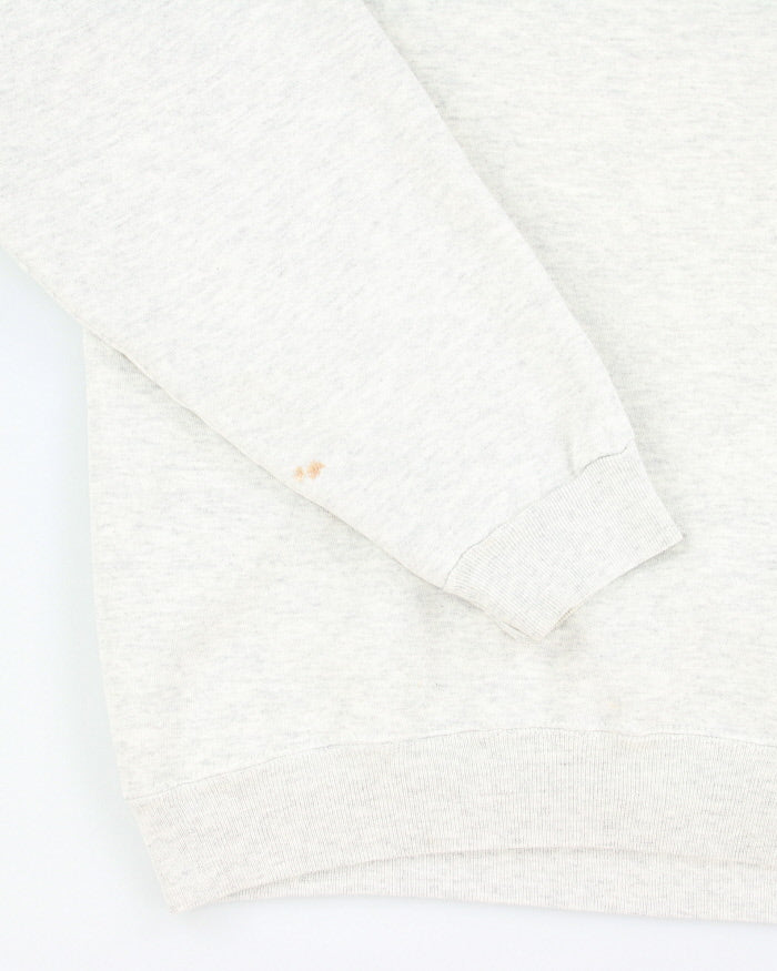 Vintage 90's Hanes Blank Heavyweight Sweatshirt - L
