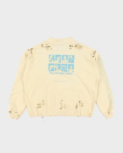 Vintage Antics Horror Characters Pre-Distressed Hoodie - S