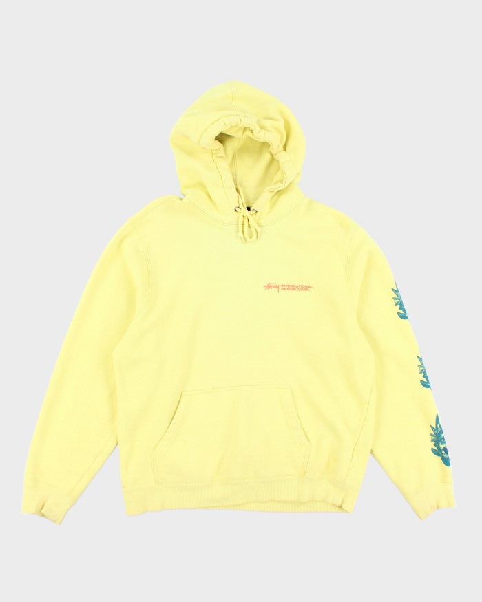Vintage Stussy International Graphic Hoodie - M