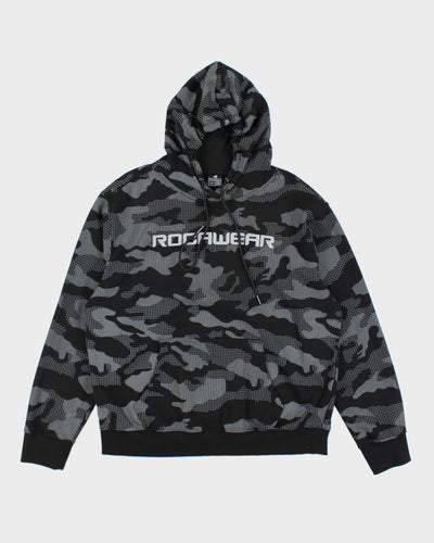 Vintage 2000's Rocawear Camouflage 3M Hoodie - L