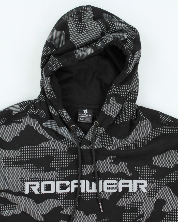 Vintage 2000's Rocawear Camouflage 3M Hoodie - L