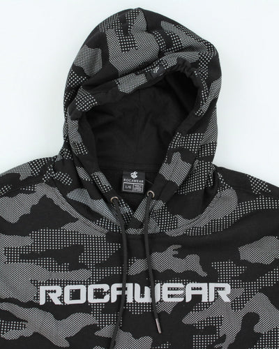 Vintage 2000's Rocawear Camouflage 3M Hoodie - L