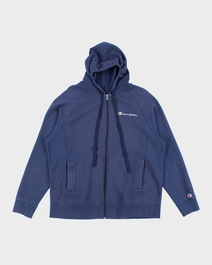 Vintage Champion Heavyweight Zip Up Hoodie - L