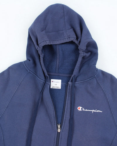 Vintage Champion Heavyweight Zip Up Hoodie - L