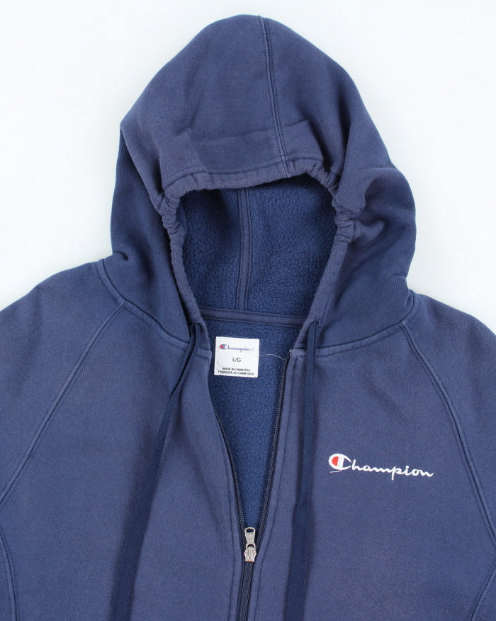 Vintage Champion Heavyweight Zip Up Hoodie - L