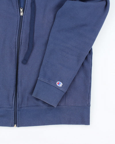 Vintage Champion Heavyweight Zip Up Hoodie - L